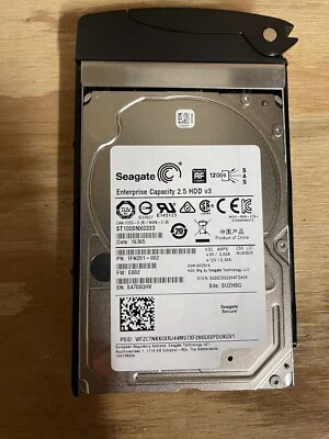 Seagate ST1000NX0333 Enterprise 1TB Exos 2.5‘’ SAS 7.2K 12GB/s 128MB Hard Drive - Image 1 of 3