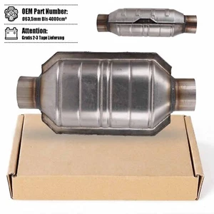 200 Zeller Rennsport Katalysator Metall Anschluss Ø63,5mm Bis 4000cm³ EURO 3/4 - Afbeelding 1 van 6