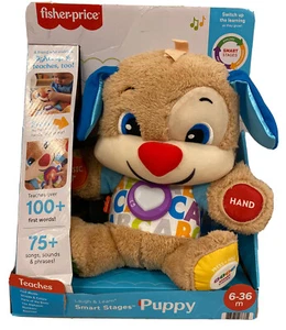 Fisher-Price Laugh & Learn Smart Stages Puppy , Brown Ages 6-36 Months Toy - Picture 1 of 7