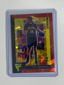 2020-21 Panini Flux Cole Anthony Red Cracked Ice Prizm RC #210 MAGIC