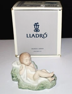 Figura Belén Brillo Lladro "Bebé Jesús" #5478 - Como Nueva en Caja - Imagen 1 de 8