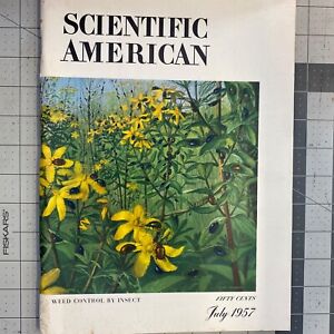 Scientific American July 1957 Bird Geography Weed Control by Insects