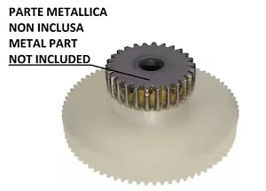 Ingranaggio in nylon per motoriduttore stufa a pellet Coprel 3 rpm Codice MTR3 - Foto 1 di 18