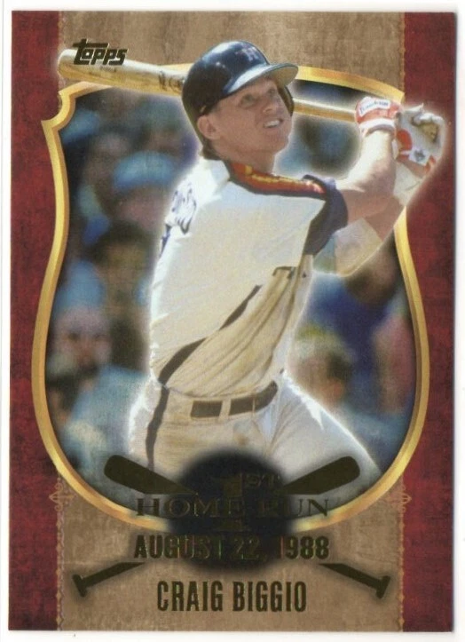 Craig Biggio 2015 Topps 1st Home Run Gold Insert Card #FHR-4 - Image 1 of 1