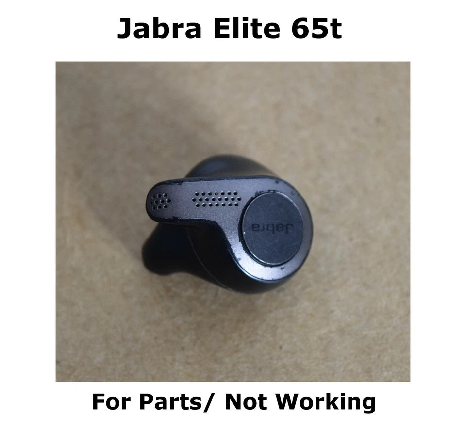 Authentic Jabra Elite 65t Right Earbud ONLY For Parts / Not Working READ!! - Image 1 of 1