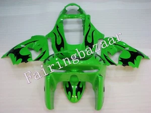 Fit for ZX9R 1998 1999 Green Black ABS Injection Bodywork Fairing Kit - Picture 1 of 9