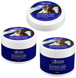 Bates Leather Glycerine Saddle Soap Removes Dirt Greece & Oil From Leather Tack - Picture 1 of 12