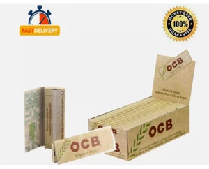 Cartine OCB Organic Hemp Regular Eco Size Rolling Papers 50 / 25 Booklets - Imagen 1 de 2