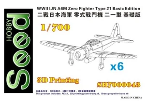 SH700043 1/700 WWII IJN A6M Zero Fighter Type 21 Early Type Basic Edition (6set) - Picture 1 of 5