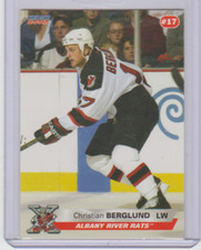 2002-03 Albany River Rats (AHL) Christian Berglund #4