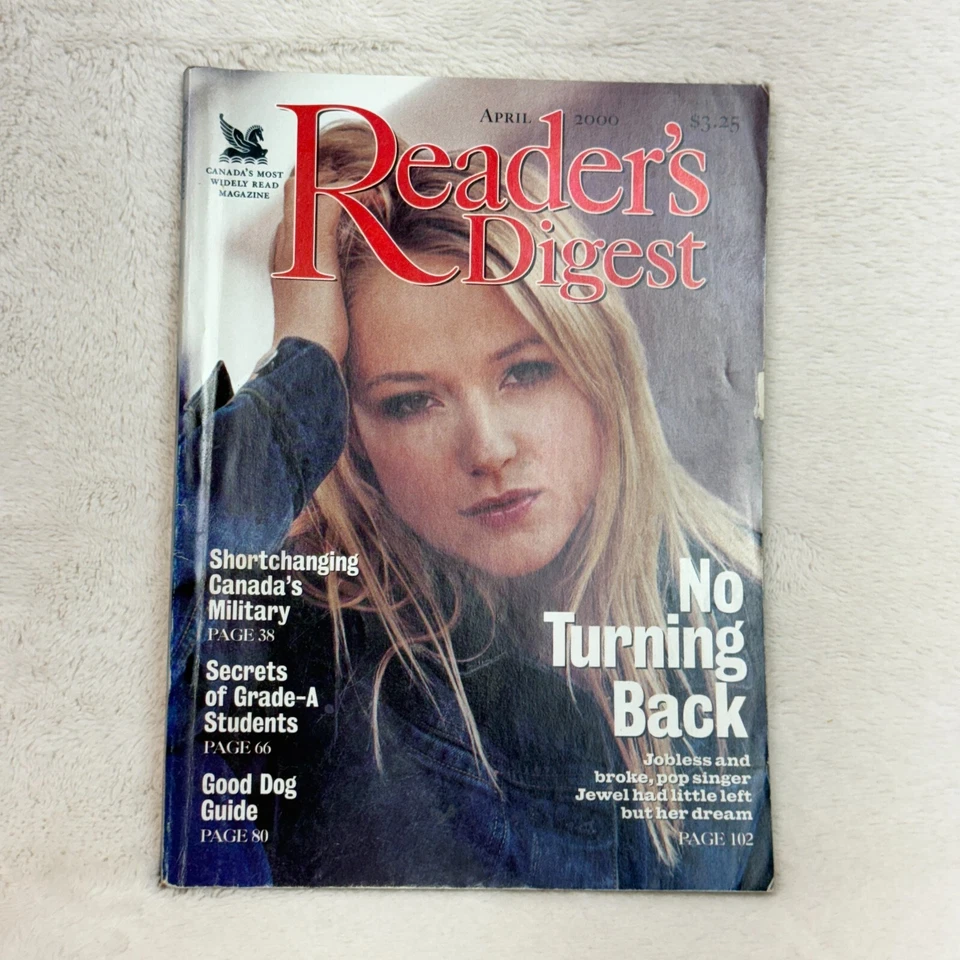 Reader's Digest Magazine September 1999 No Turning Back Jewel - Image 1 of 3