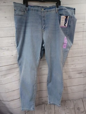 Signature By Levi Strauss Womens Mid-Rise Stretch Super Skinny Jeans 28M - Image 1 of 4