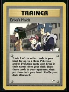 Pokémon Gym Heroes #109/132 Erika's Maids Non Comune, Leggermente Giocato - Foto 1 di 2