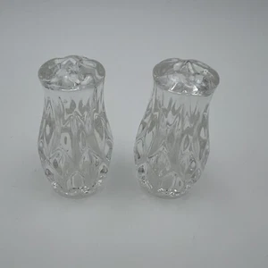 Vtg Gorham Lead Crystal Salt & Pepper Shaker Set Made In W Germany Elegant Desig - Picture 1 of 6