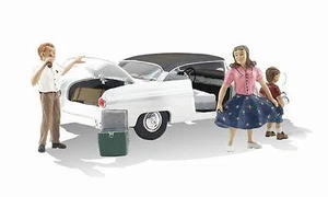 WOODLAND SCENICS AUTO SCENE PIT STOP N SCALE VEHICLE - Picture 1 of 1