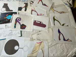 Schuhdesign Portfolio - 50+ Modeillustrationen, Skizzenbuch & lose Seiten - Bild 1 von 15