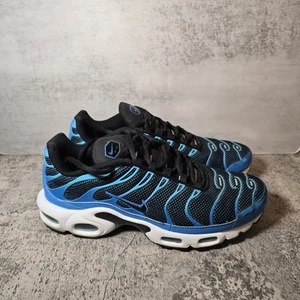 Nike Air Max Plus University Blue Black Mens Sneakers 852630-410 Sz 9  - Picture 1 of 6