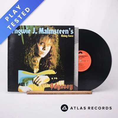 Yngwie J. Malmsteen's Rising Force Odyssey LP Album Vinyl Record - EX/VG+ - Image 1 of 4