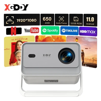 XGODY A6Pro Beamer HD WiFi Projector Heimkino Automatische Hindernisvermeidung - Bild 1 von 4