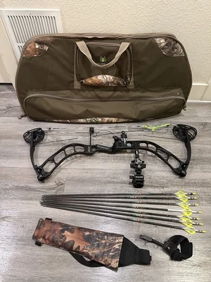 Arco compuesto Prime Centergy 50-60#, CBE ENGAGEMENT, QAD, FLECHAS, LIBERACIÓN DE MUÑECA, BOLSA Foto 1 de 4