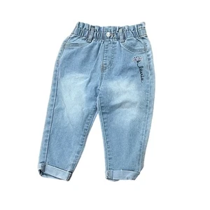 Levi's Toddler Girls Embroidered Elastic Waist Jeans Size 2T Blue - Picture 1 of 9
