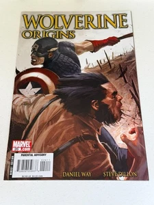 Cómic Wolverine Origins con Capitán América en portada Daniel Way Steve Dillion - Imagen 1 de 4
