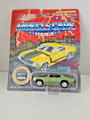 Johnny Lightning 1970 Chevrolet Chevelle SS Muscle Cars USA Green Series 8 #206 - Image 1 of 4