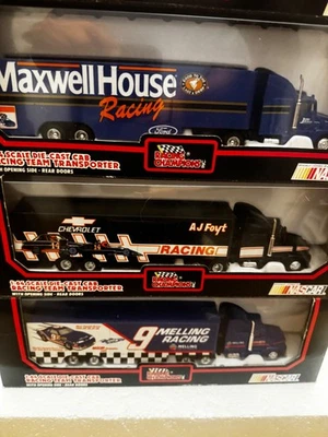 Lot of 6 Racing Champions NASCAR 1:64 Racing Team Transporters - Image 1 of 4