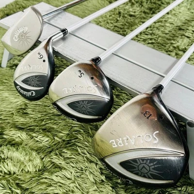 Callaway Solaire 8-Piece Set Ladies Golf Right 1W.5W.6UT.7.9.P.S.Pt FLEX L - Image 1 of 4