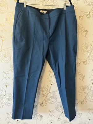 Boden Pants Womens Size 20/22 Ankle  Tapered High Rise Stretch Blue Teal 045 - Image 1 of 4