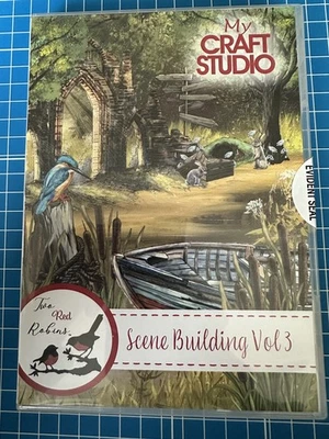 My Craft Studio Two Red Robins Scene Building Vol 3 USB – New & Sealed - Image 1 of 2