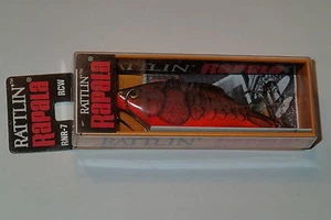 Rapala Rattln Rap 7 RCW Red Crawdad Fishing Lure - Picture 1 of 1