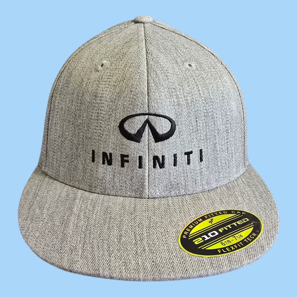 英菲尼迪汽车贴合棒球帽灰色港务局尺寸 S/M — 第 1/4 张图片