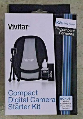 Vivitar Compact Digital Camera Started Kit 2012 New Sealed - Image 1 of 3