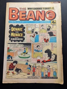Beano Comic No 1798 January 1st 1977, Dennis the Menace, New Year, FREE UK POST - Foto 1 di 6