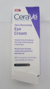 CeraVe Skin Renewing Eye Cream Fine Lines/Crow's Feet 0.5 oz NEW IN BOX