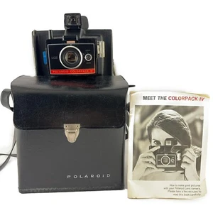 Polaroid Colorpack IV Land Camera Instant Film Camera w/Case & Manual Untested - Picture 1 of 15