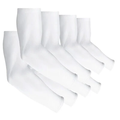 PUROSUR 4 Pair UV Sun Protection Arm Sleeves for Men & Women Cooling UPF 50 Arm Cover