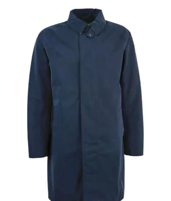 Barbour Cambridge Mac Waterproof Anorak Jacket Navy Size XL Tartan Inside - Image 1 of 4