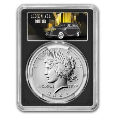 2024 Silver Peace Dollar MS-70 PCGS (FDI, Black Label) - Image 1 of 3