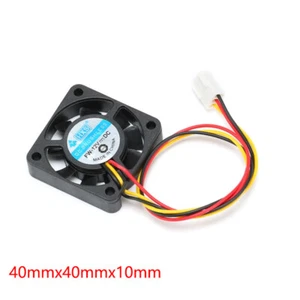4010S 12V Cooling Computer Case Fan Heatsink 40mmx40mmx10mm Marine PC Case CPU - Picture 1 of 4
