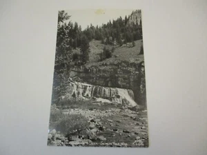 Vintage 1940s RPPC Photo Postcard Jackson Hole Wyoming Granite Falls Creek - Picture 1 of 3
