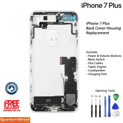 IPHONE 7 Plus Interamente Assemblato Cover Posteriore Alloggio Con Tutti Parti - - Immagine 1 di 4