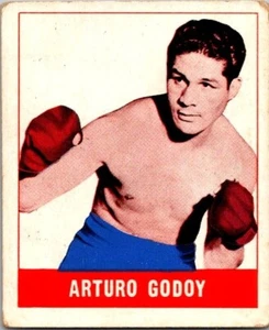 1948 Leaf Boxing ARTURO GODOY #8 VG Condition (2) - Picture 1 of 2