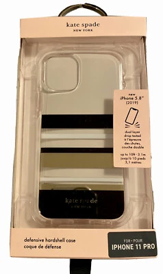 Kate Spade New York Case for iPhone 11 PRO-Stripe/Cream Bumper#[KSIPH-133-PSBGC] - Image 1 of 3