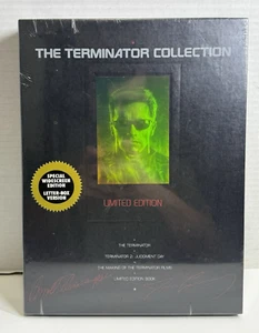 The Terminator Collection: Limited Edition VHS Boxset Set & Booklet 1992 SEALED - Imagen 1 de 9