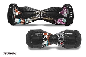 Skin Decal Wrap Stickers for Bluetooth Hover Board Scooters Fits Sense,Q6 TSUNAM - Picture 1 of 1
