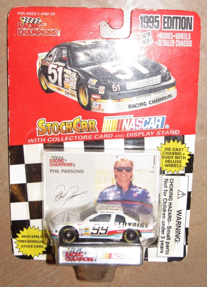 1995 Phil Parsons Racing Champions 1:64 Scale Diecast Car Toy - NASCAR Luxaire - Image 1 of 1