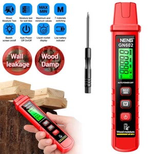 Digital Moisture Damp Detector Humidity Tester Wood Wall Concrete LCD Meter 1PC - Picture 1 of 15