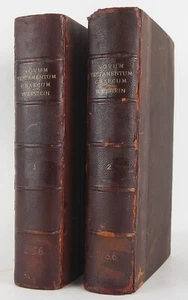 1751-1752 1st Edn Johann Jakob Wettstein (1693-1754) Greek New Testament 2 Vols. - Imagen 1 de 12